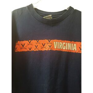 Virginia Cavaliers T-Shirt, Navy & Orange, XXL 2X, University Bookstore Design